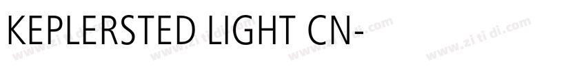 KEPLERSTED LIGHT CN字体转换